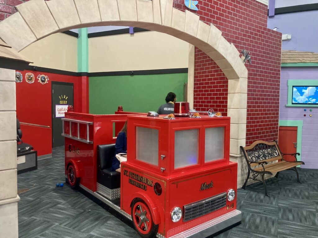 fire station play area at great explorations