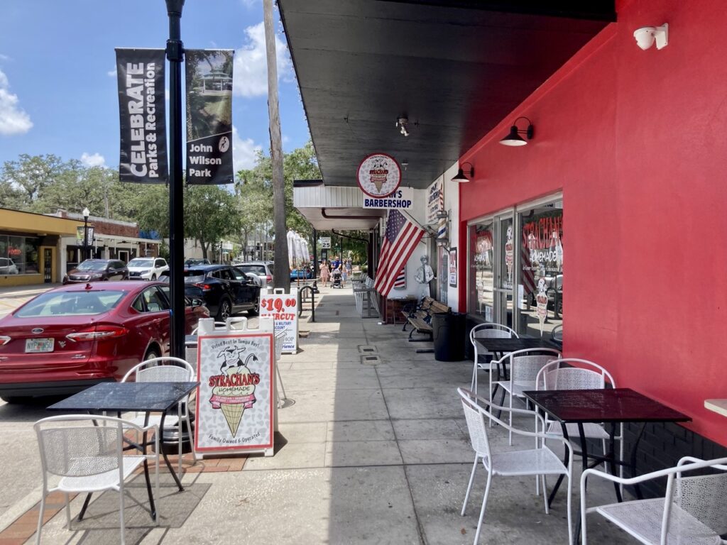 strachan's ice cream store front