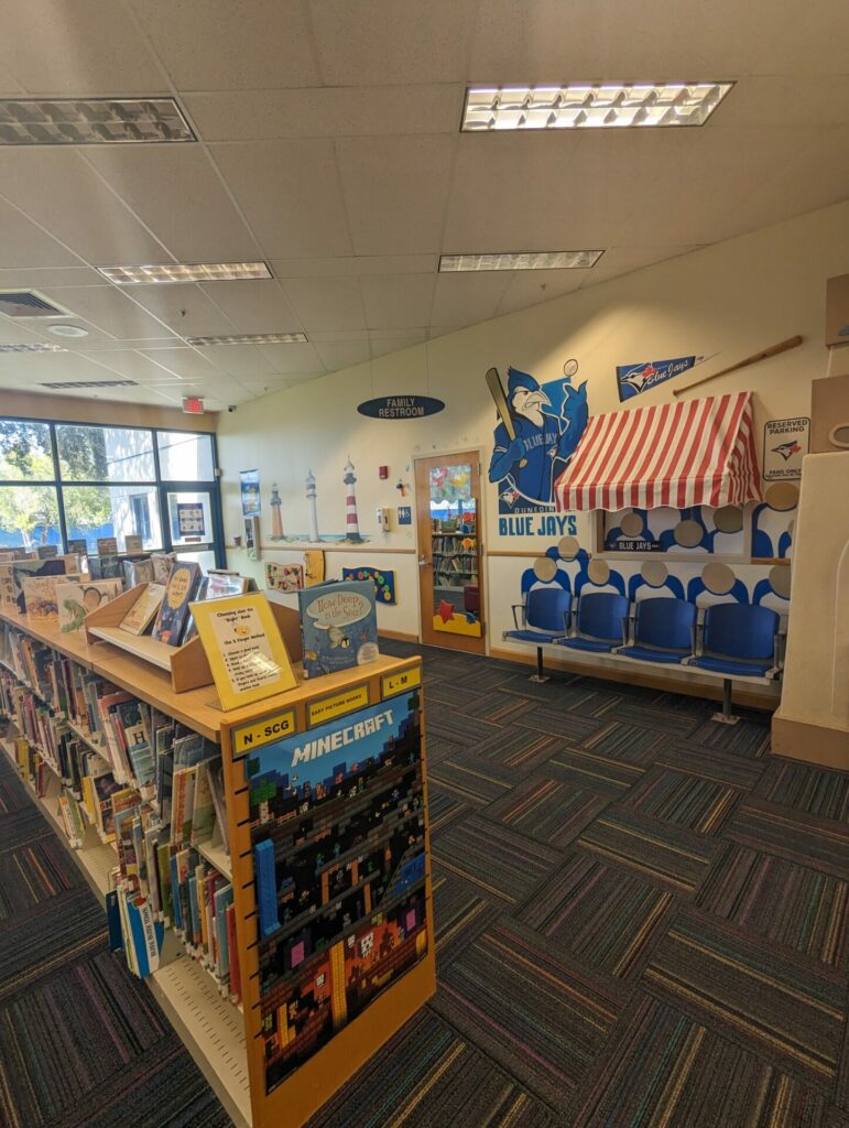 Dunedin Library Blue Jay Area