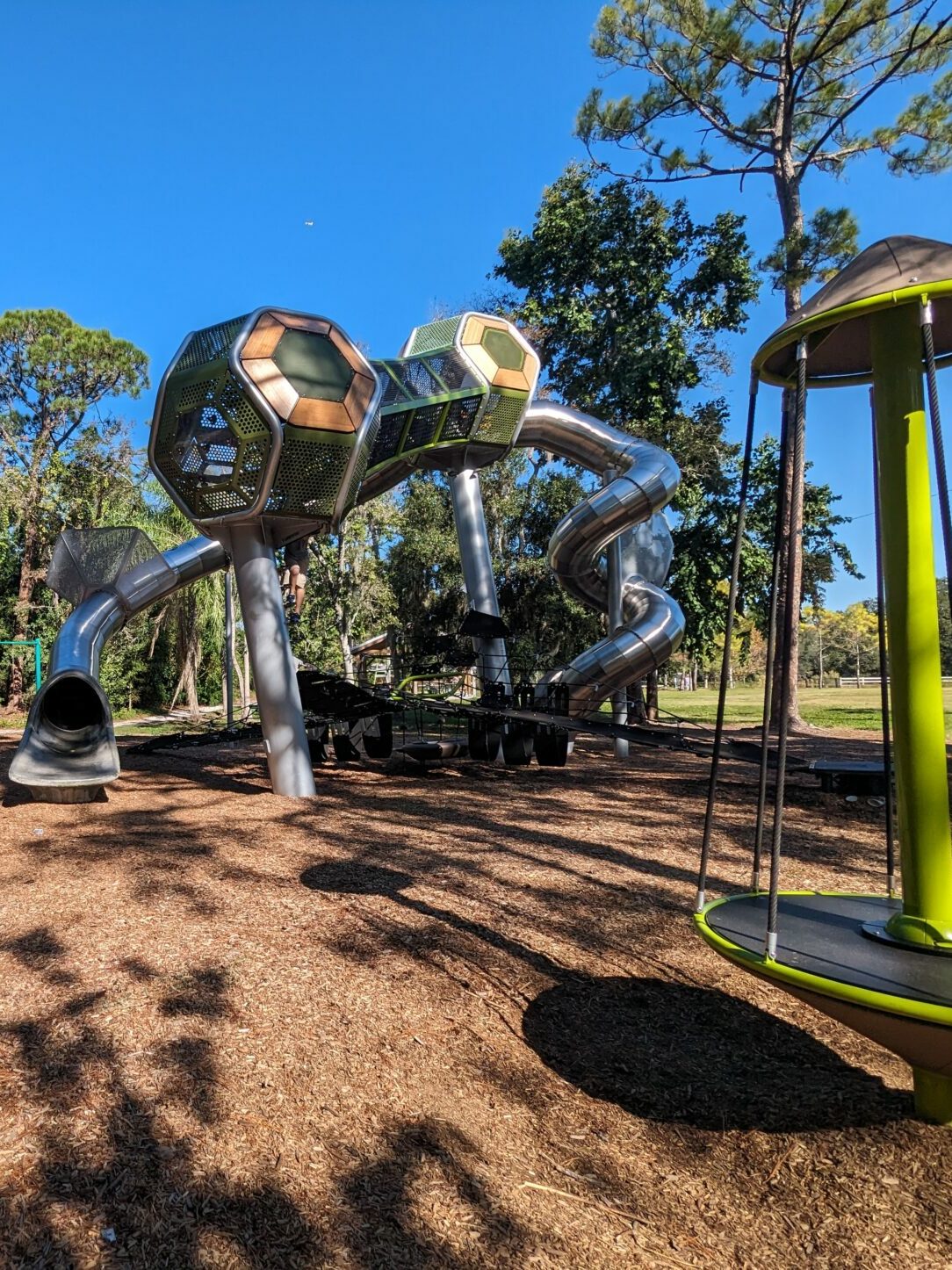 geometric dome playground at highland recreation in largo florida