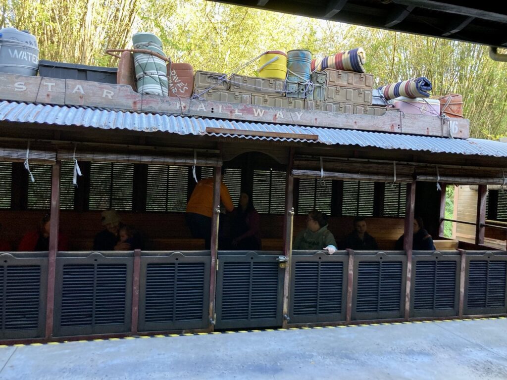 train to conservation station at animal kingdom at disney world