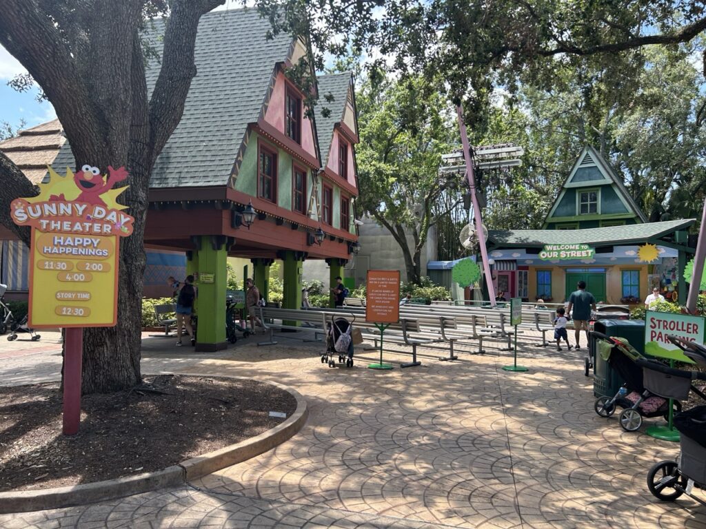 Sesame Street live show theater at Busch Gardens