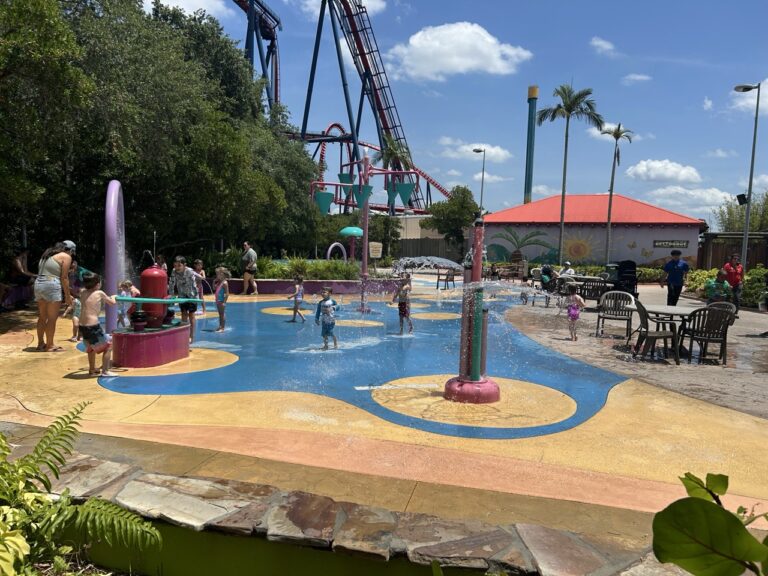splash pad for kids at busch gardens fl